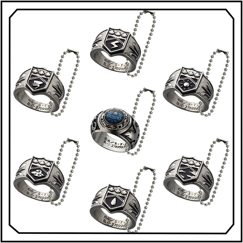 

HITMAN REBORN! Sawada Tsunayoshi Gokudera Hayato Element Ring Gashapon Pendant Action Figure Model Toys