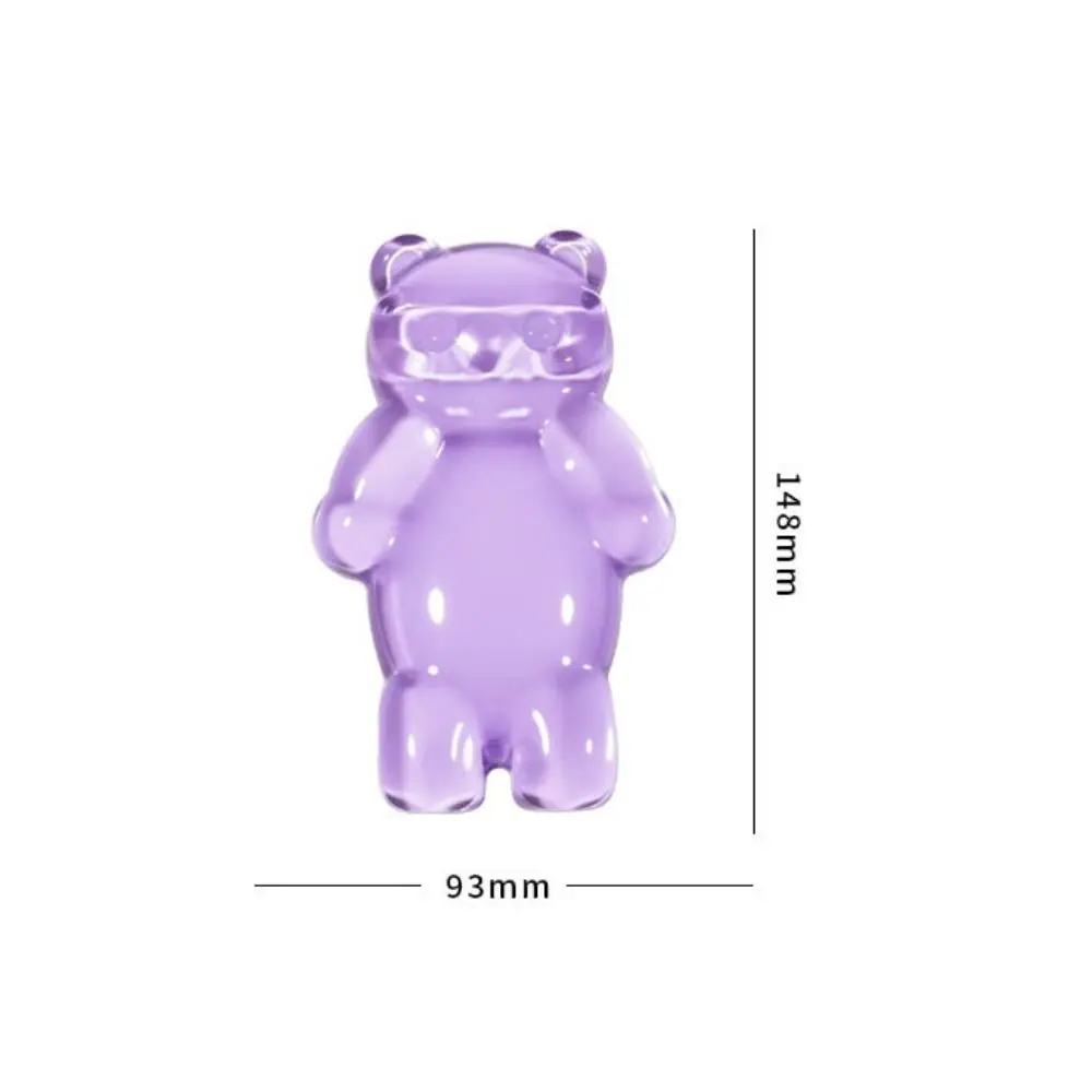 Alfombrilla de ratón de oso de dibujos animados a prueba de agua, diseño bonito, reposamanos, alfombrilla de ratón antideslizante, cómoda almohadilla de muñeca para ordenador de Material suave