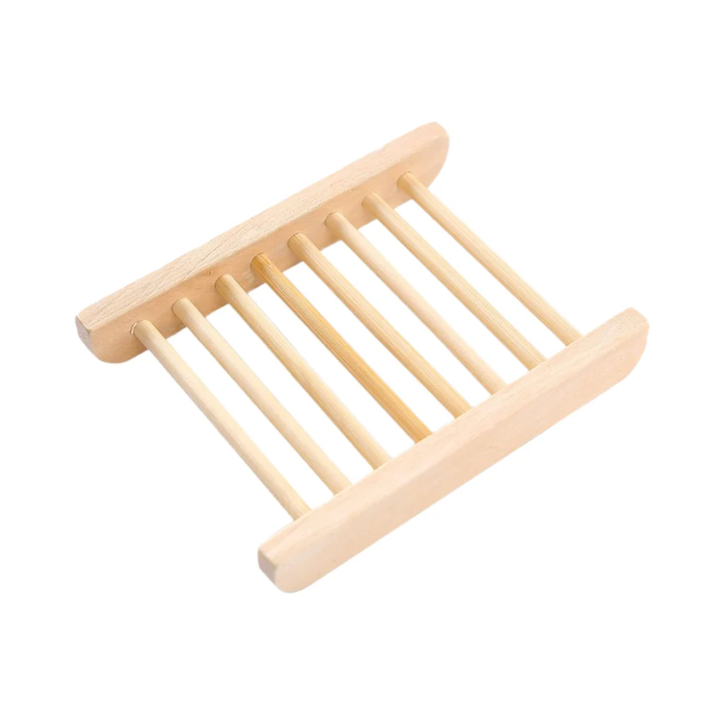 Wooden Gym Use Small Space Saver Draining Bathroom Dish Soap Soap Dish Drainer Holder Holder Tidy Organizer