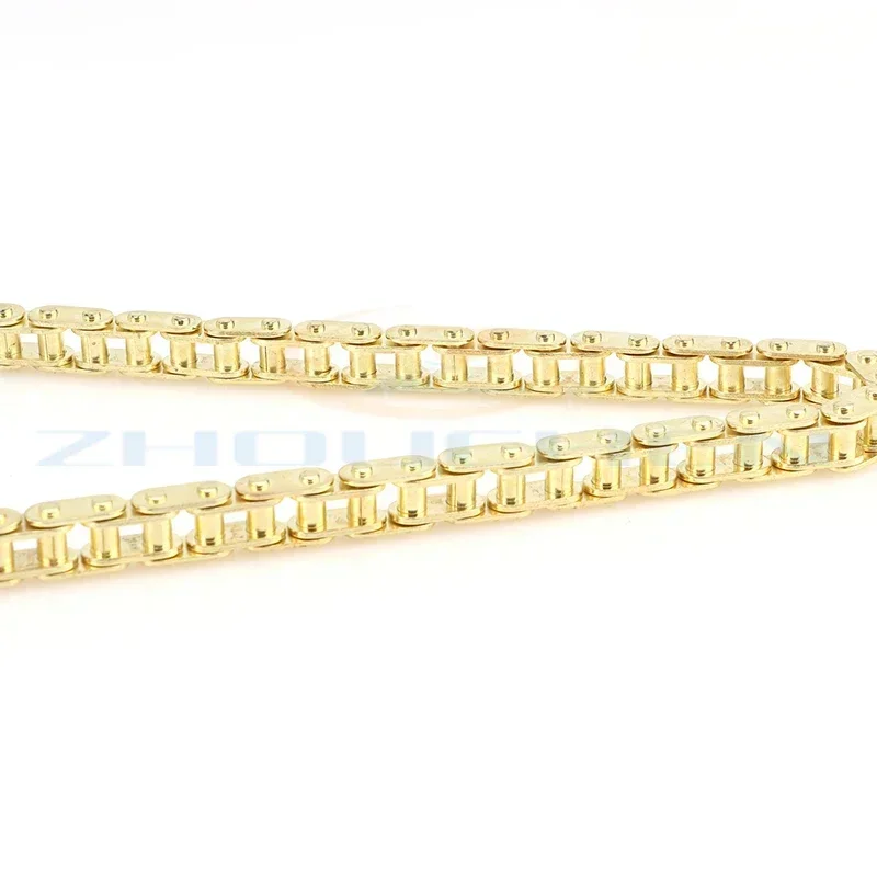 

Mini ATV T8F 108 Links Sprocket Chain With Spare Master Link For Chinese Dirt Quad Pocket Bike Minimoto 2 Stroke 47cc 49cc