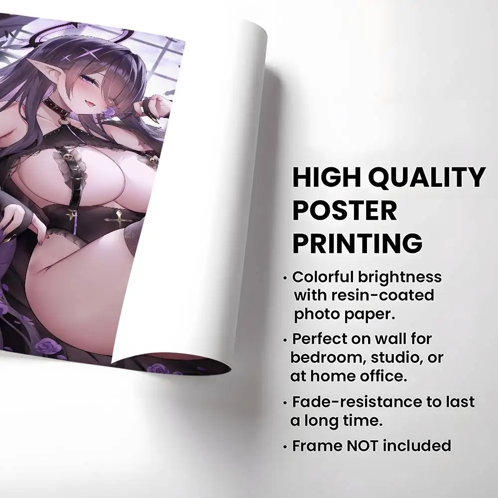 أنيمي مثير فتاة المشارك عالية الجودة طباعة ديكور المنزل جدار الفن جدارية غرفة زخارف للحانات