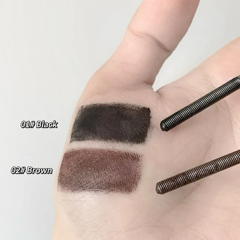 SHAQINUO Máscara de pestañas delgada y rizada: resistente al agua/suor, agrandamiento de ojos, rizo natural de larga duración