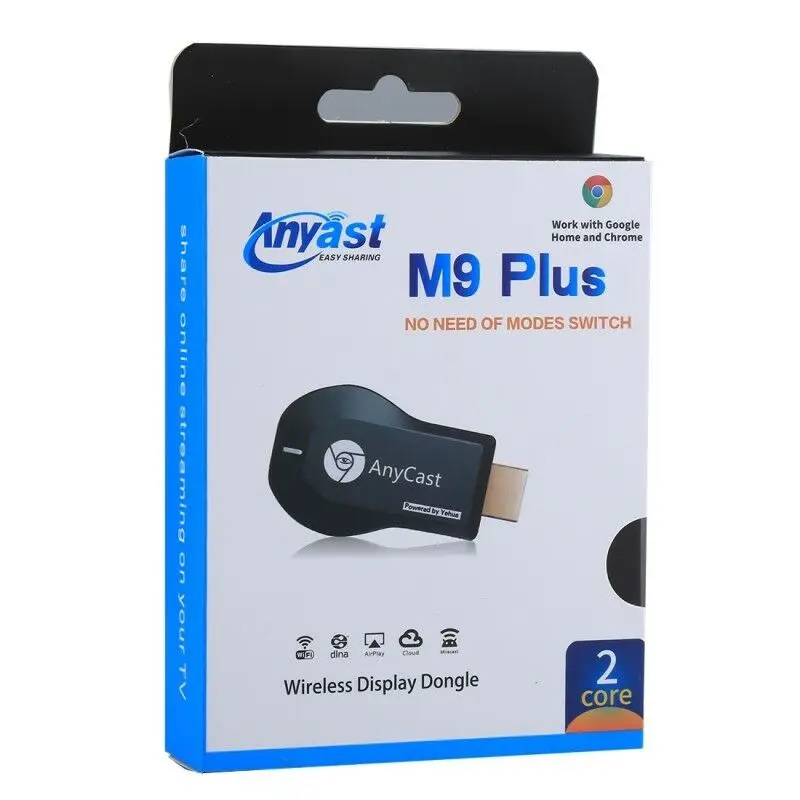 AnyCast M9 Plus 1080P Беспроводная ТВ-палка Wi-Fi Дисплей Ключ HDMI-совместимый приемник Media TV Stick DLNA Airplay Miracast