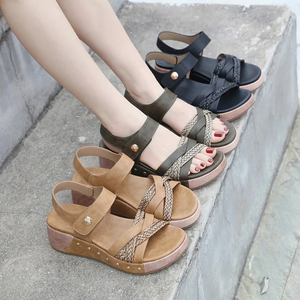 2024 summer the latest women's sandals Fashion casual sandals comfortable sports outdoor beach sandals women's shoes