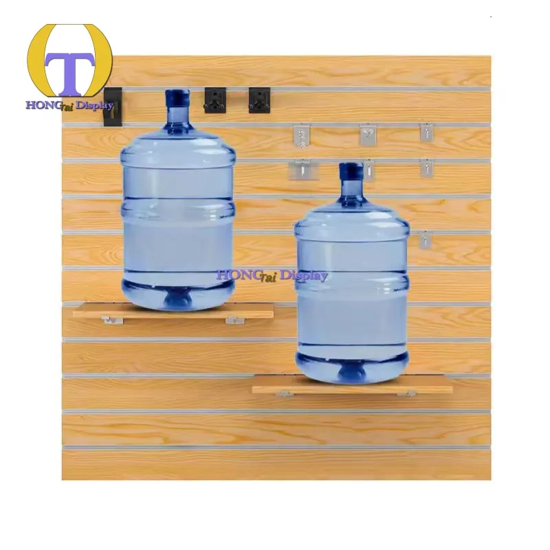 

Custom.HongTai Производитель оптовой розничной торговли Декор магазина Деревянные доски с прорезями Slatwall