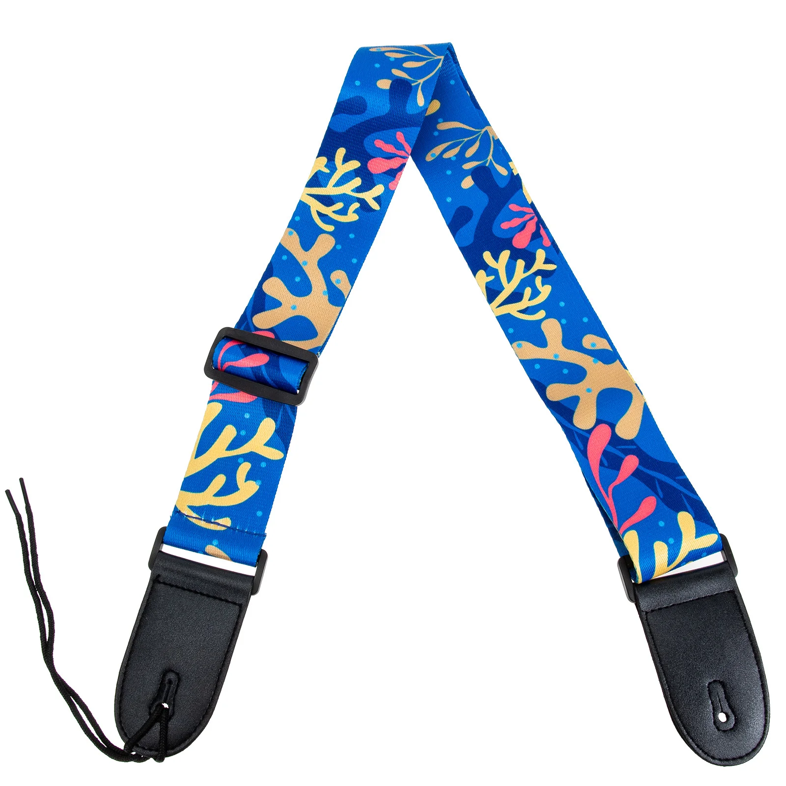 

Folk Guitar Strap Elegant Lightweight Shoulder Strap for Electric Acoustic Guitar Durable Dirt Resistant Gift for Musicians