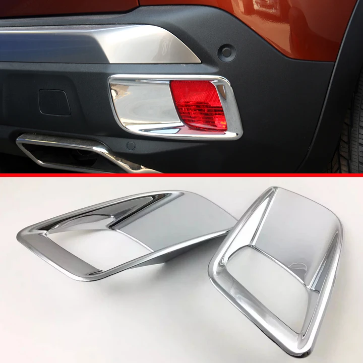 

ABS Chrome Rear Fog light lamp cover trim For Peugeot 3008 2016 2017 Car Accessories Stickers W4