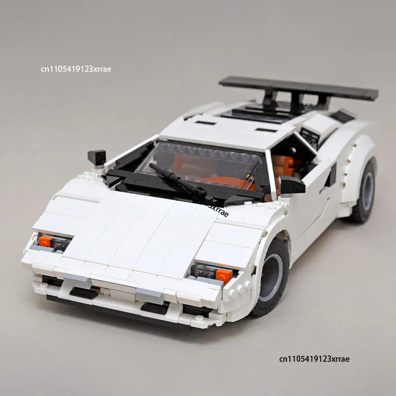 NEW Sport Coupe Countach City Champions Supercars Building Blocks DIY MOC Idea Roadster Bricks Christmas Toy Car Gift Birthday view 3