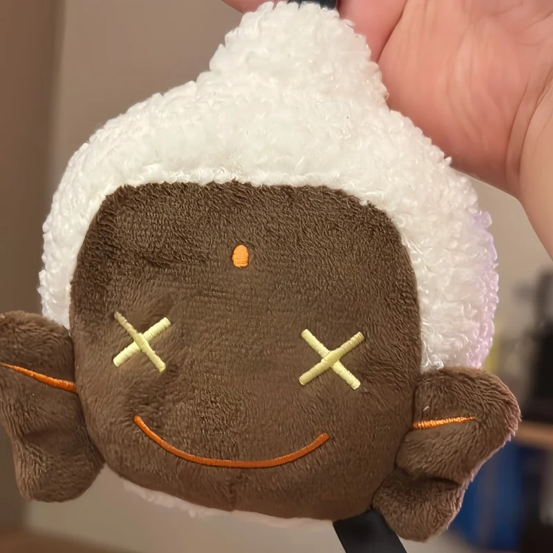 Op voorraad Fo U pluche Boeddha hoofd serie wensen je geluk pluche trendy speelgoed beeldjes decoratieve rugzakken charme sleutelhanger cadeau