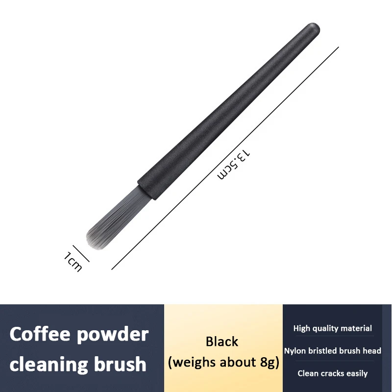 Coffee Brush Grinder Cleaning Tool Powder Cleaning Home Coffee Brush Set Remove Coffee Residue ABS/ Wooden Handle Espresso Brush