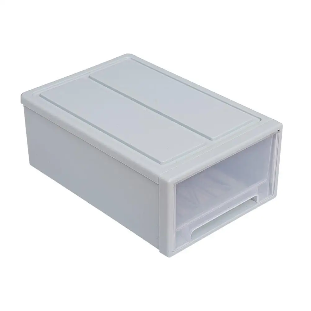 

Closet Drawer Storage Box Shelf Organizer Bins Stackable Containers Boxes for Shoes