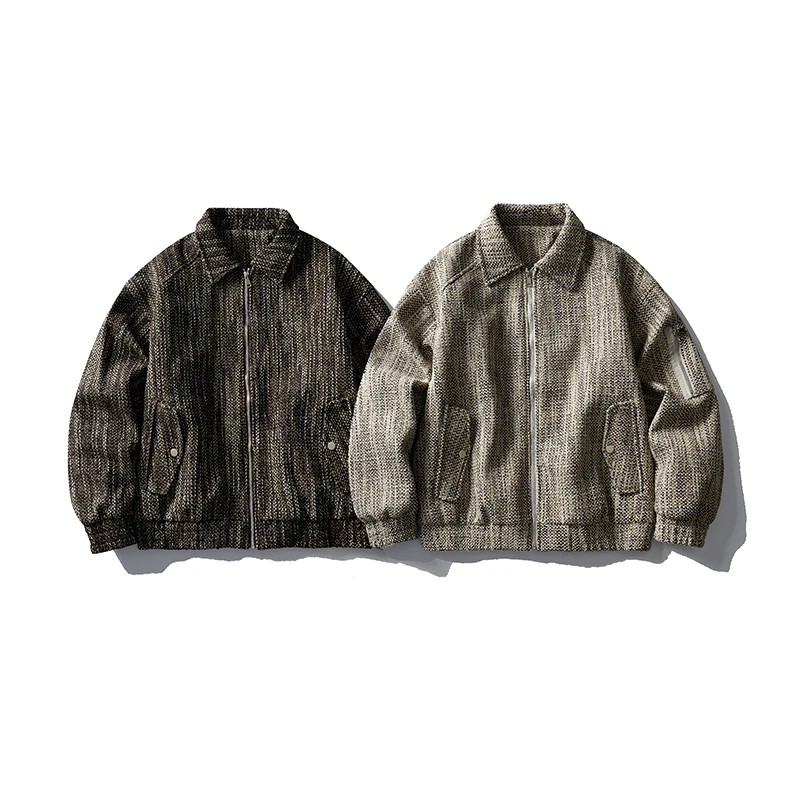 Autumn Bomber Jacket Men Women Streetwear Fashion Loose Casual Vintage Short Cargo Jacket Couple Coat Outerwear