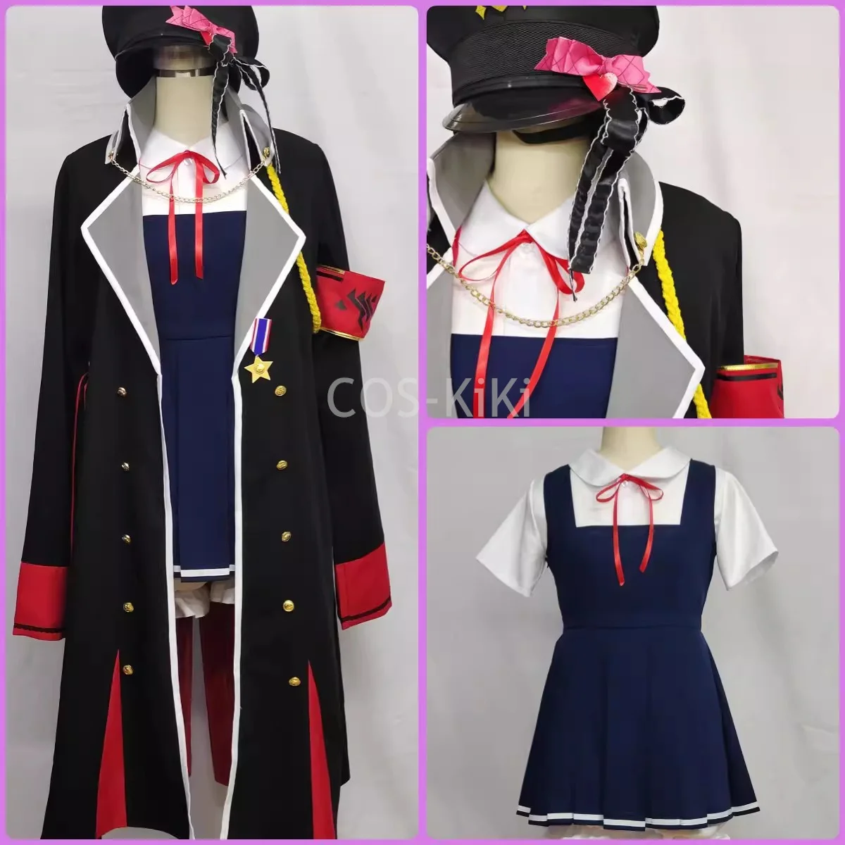 COS-KiKi Blue Archive IJN Ibuki Game Suit, uniforme militar encantador, disfraz de Cosplay, traje de juego de rol para fiesta de Halloween, cualquier tamaño