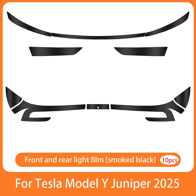 

TPU Car Paint Protection Headlight Film for Tesla Model Y Juniper 2025-up Transparent Protective B-pillar Tail light Film