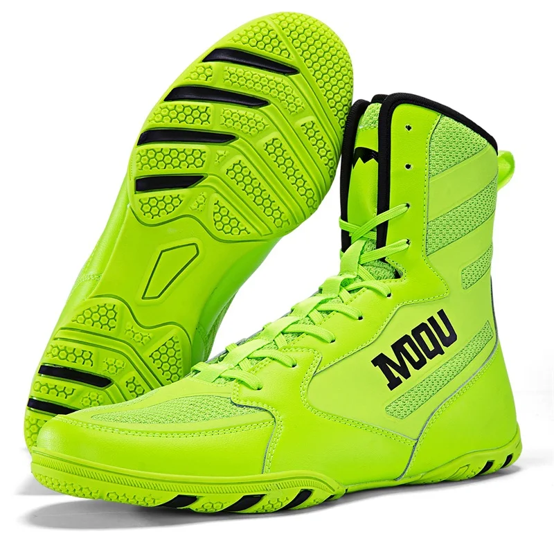 2026 New Arrival Wrestling Shoes Men Black White Boxing Shoes for Mens Breathable Sport Shoes Man Designer Fighting Boots