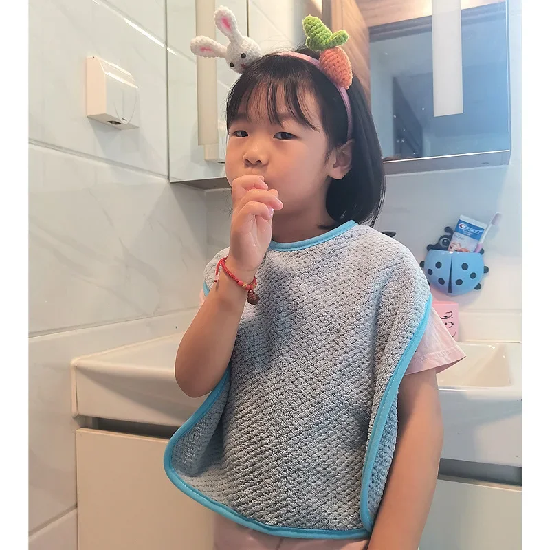 Baby Saliva Towel Waterproof Infant Bibs Kids Feeding Eating Apron Boys Girls Ruffle Towel Toddler Newborn Burp Cloths Water
