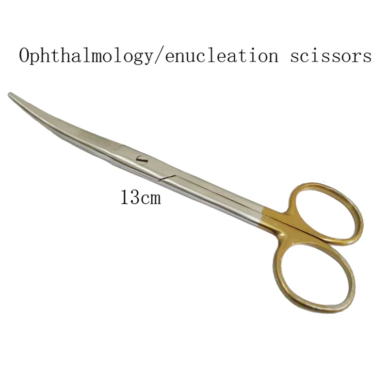 Medical ophthalmic eyeball excision instruments, optic nerve use tools,