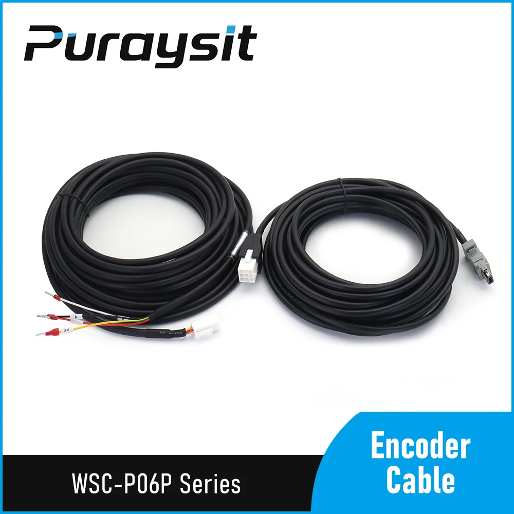 Puraysit Servo Motor Encoder Cable WSC-P06P03-E WSC-P06P05-E Power Cable WSC-M04P03-E WSC-M04P05-E WSC-M04P10-E for FUJI
