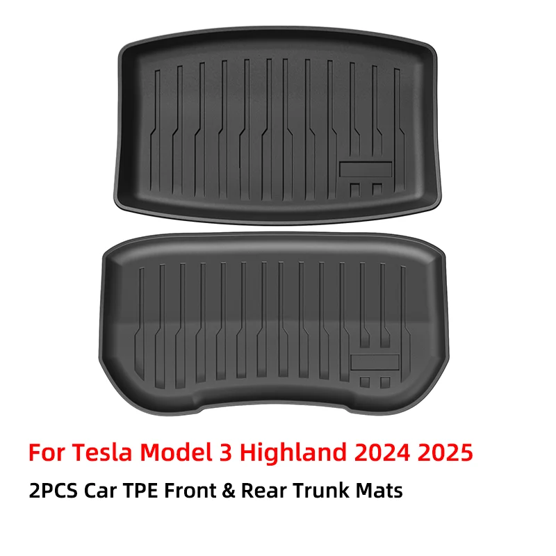 2pcs trunk mats