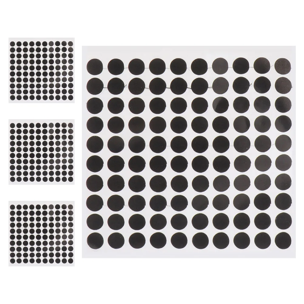 

4 Sheet Pool Table Billiard Black Spot Ball Position Marker Point Stickers Locator Marking Supply Hole Maker Billiards Dot