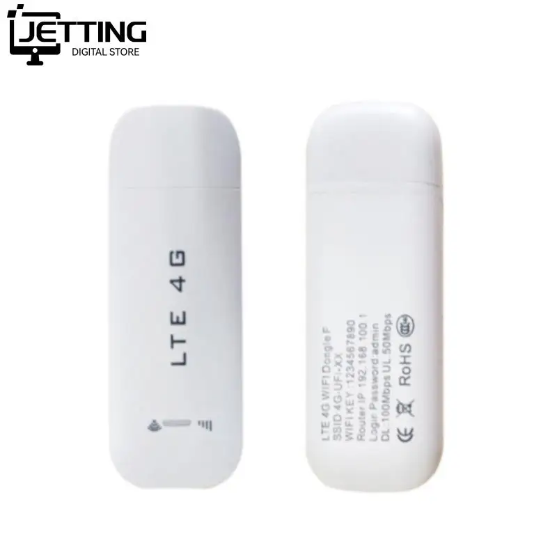 4G LTE Wireless USB Dongle WiFi Router 100Mbps Mobile Broadband Modem Stick Sim Card USB Adapter Pocket Router Network Adapter