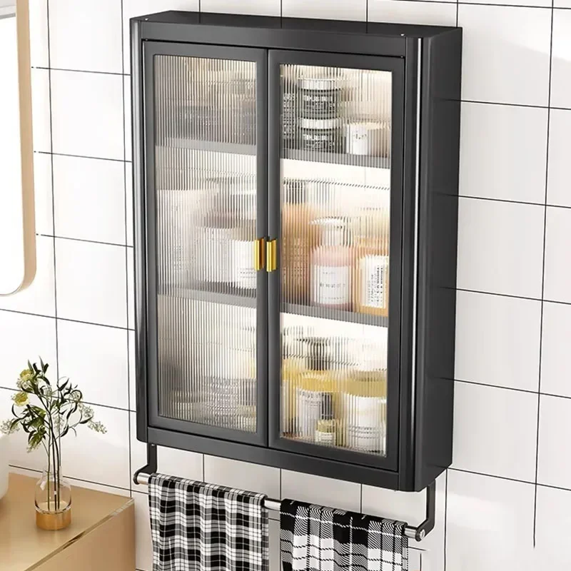 Toilet Bathroom Cabinet Accessories Bookcase Organizer Black Bathroom Shelves Small Closet Mobili Per La Casa Home Furniture