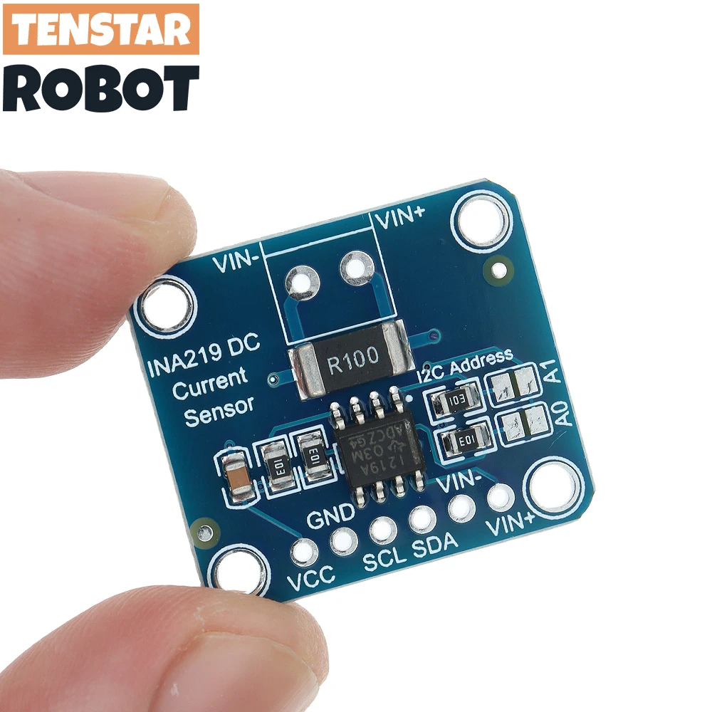 INA219 Bi-directional DC Current Power Supply Breakout Module DIY 3V-5V IIC I2C Power Monitoring Sensor Module