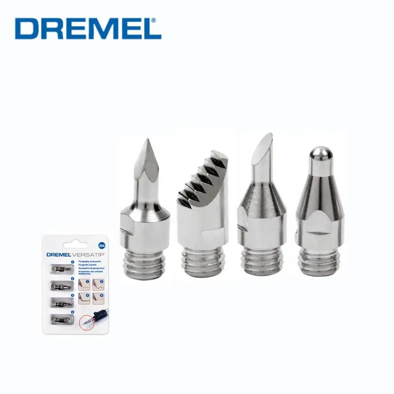 Инструменты Dremel, аксессуары, сварочные наконечники, набор наконечников для внутреннего нагрева и сжигания древесины, трафарет, Пирография, маркировка, набор наконечников для паяльника