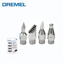 Dremel Tools accessori punte per saldatura calore interno Kit di punte per penna a legna Stencil pirografia marcatura Set di teste per saldatore