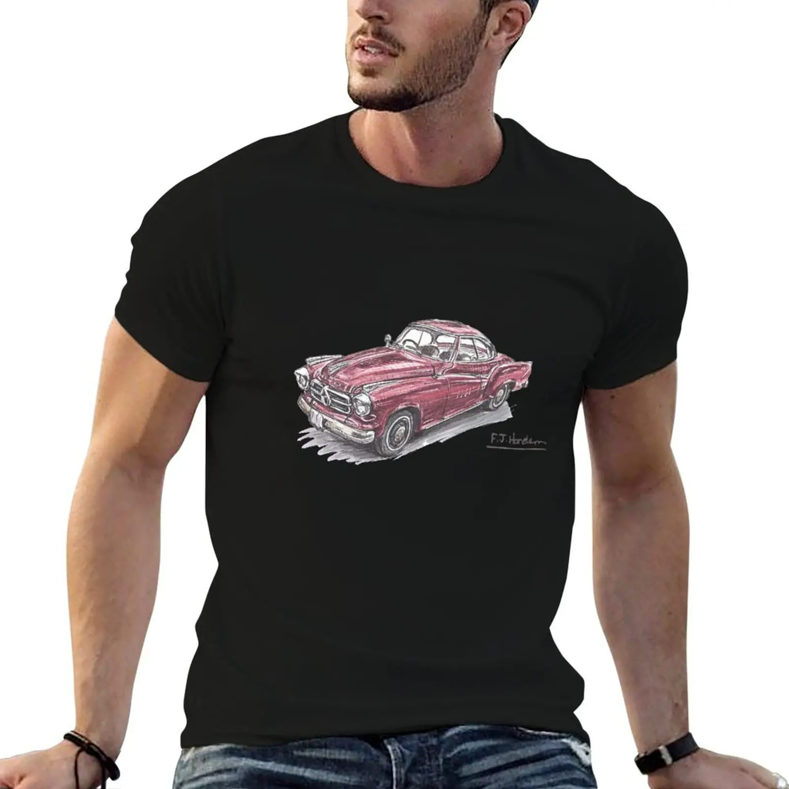 

Borgward Isabella Coupe T-Shirt anime t shirts for man t shirt personalised man t shirts for men T-Shirt