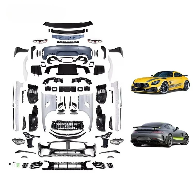 STLF Gtr Pro Full Body Kit for Mercedess-Benzs AmgS Gtc Gts Gtr  Front Bumper Raar Bumper Headlight  PP+dry Carbon Body Kit