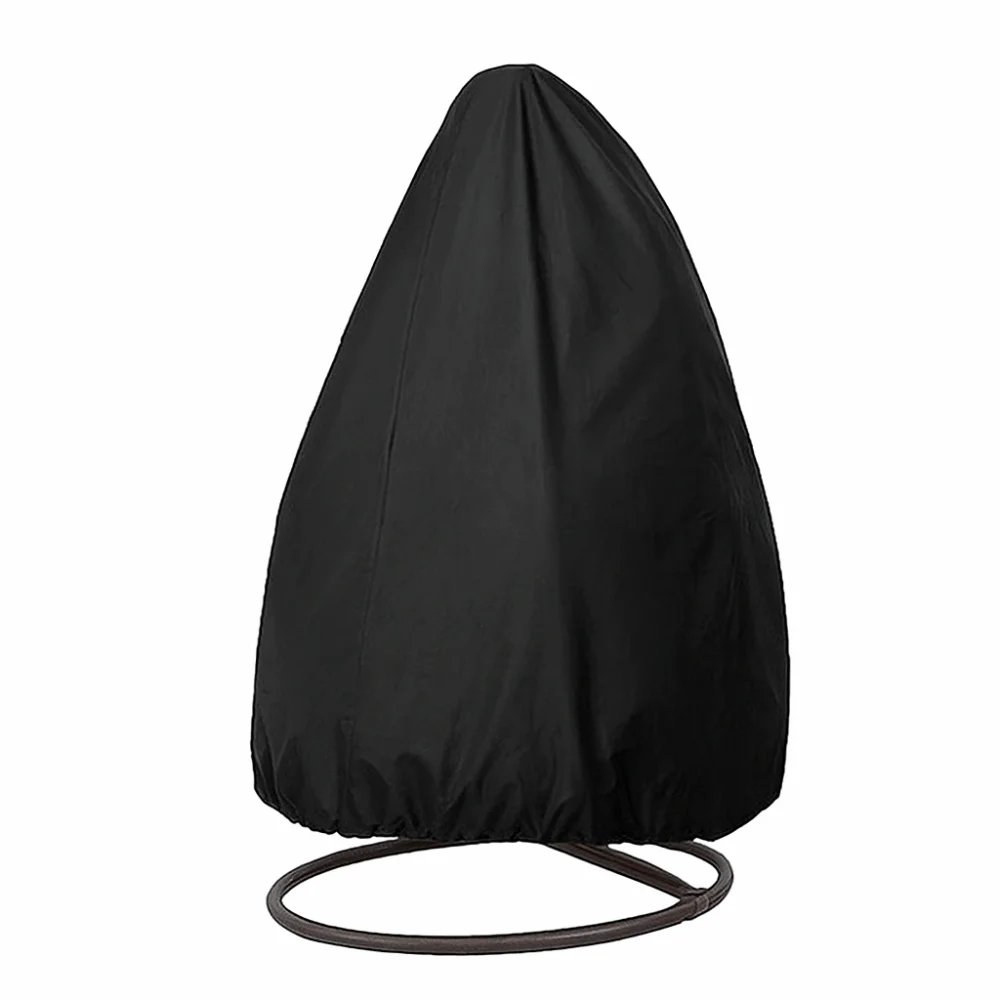 Oxford Cloth Egg Chair Cover Heavy Duty with Zipper Wicker Egg Swing Chair Covers Waterproof Windproof Hanging Chair Cover