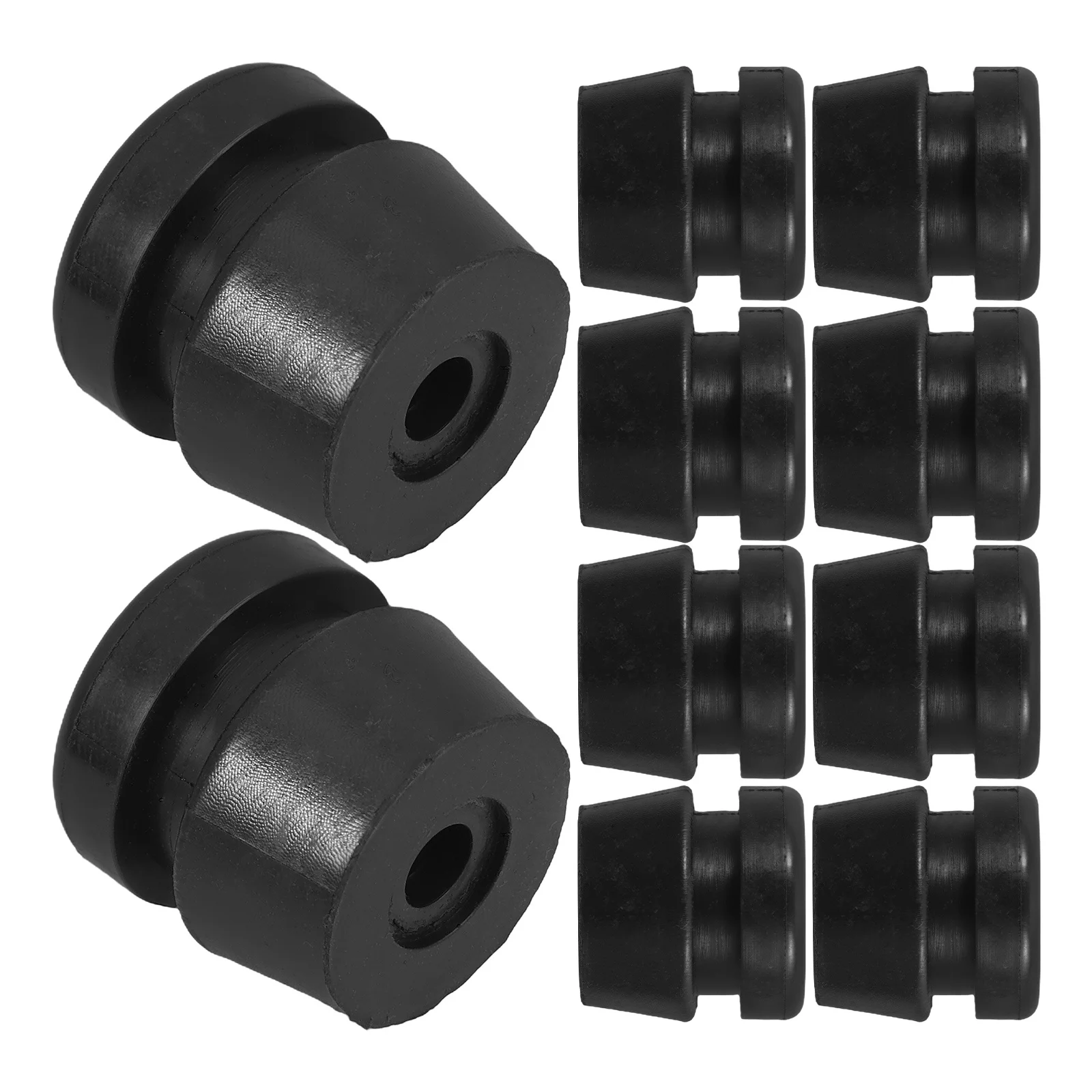 Almofadas de borracha para isolamento de vibração de motosserra, blocos de amortecimento para peças sobressalentes de motosserra com 10 peças