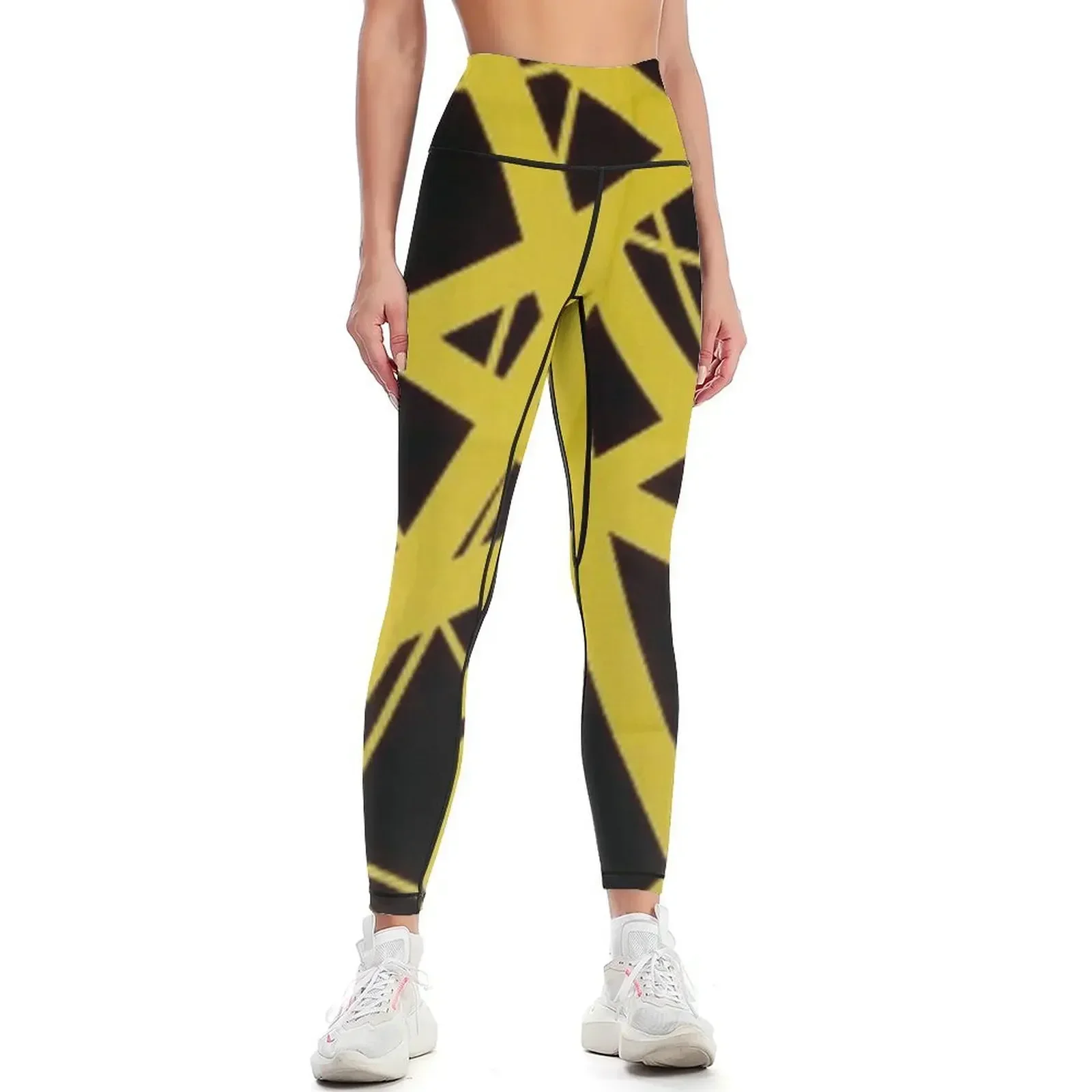 

yellow van blacky Leggings Fitness's gym clothes Tight fitting woman for fitness Women's tights Womens Leggings