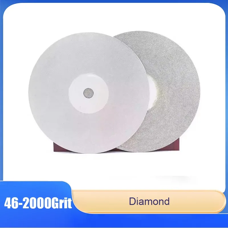

200/250mm Diamond Coated Grinding Flat Lap Disc Commonly Used For Grinding And Polishing Jade 46/60/80/120/150/180-2000Grit