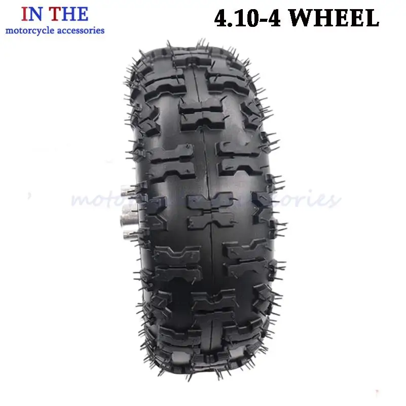 Llantas 4.10/3.50-4 410/350-4 4.10-4, Ruedas de 4 Pulgadas, Adecuadas para Accesorios de Motocicleta Todoterreno de 49cc