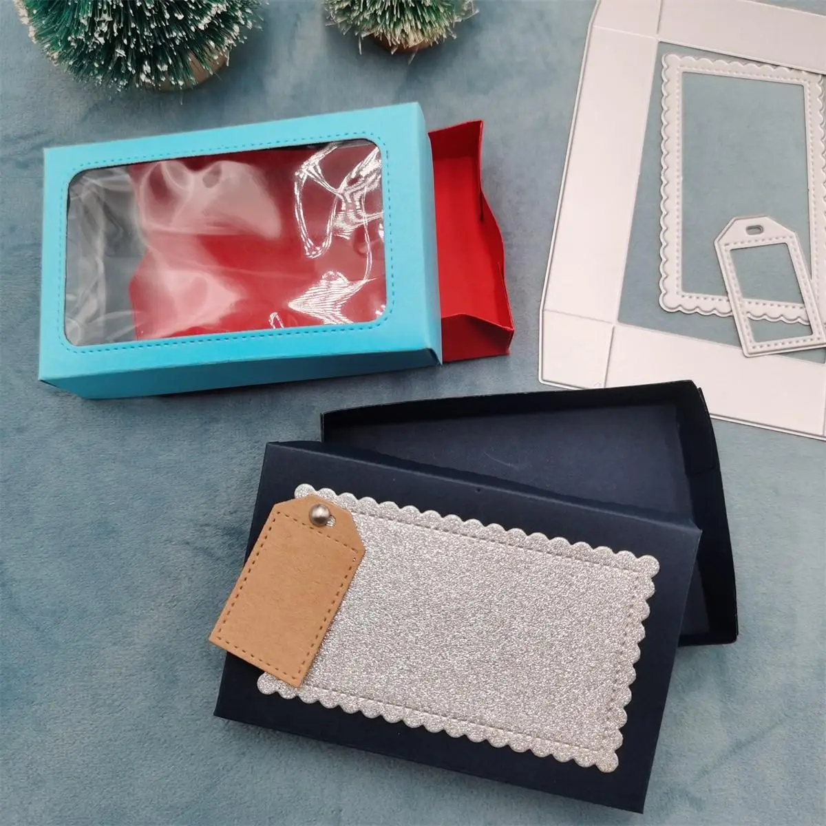 Candy Box Metal Cutting Dies Scrapbooking Album Paper Cards Crafts Embossing Cutting Templates Christmas Decorations