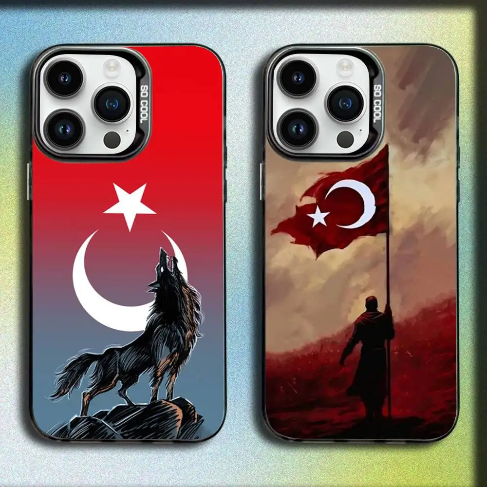 

T-Turkey Mustafa K-Kemal Ataturk Phone Case For iPhone 17,16,15,14,13,12,11,Pro,Max,Plus,E,SE4,Air,Mini Black IMD Box