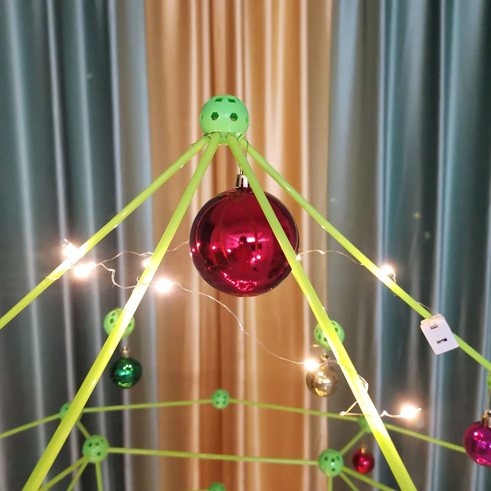 Christmas Tree Forts Building Kit For Children Plastic Early Educational Toys For Boys Girls Children