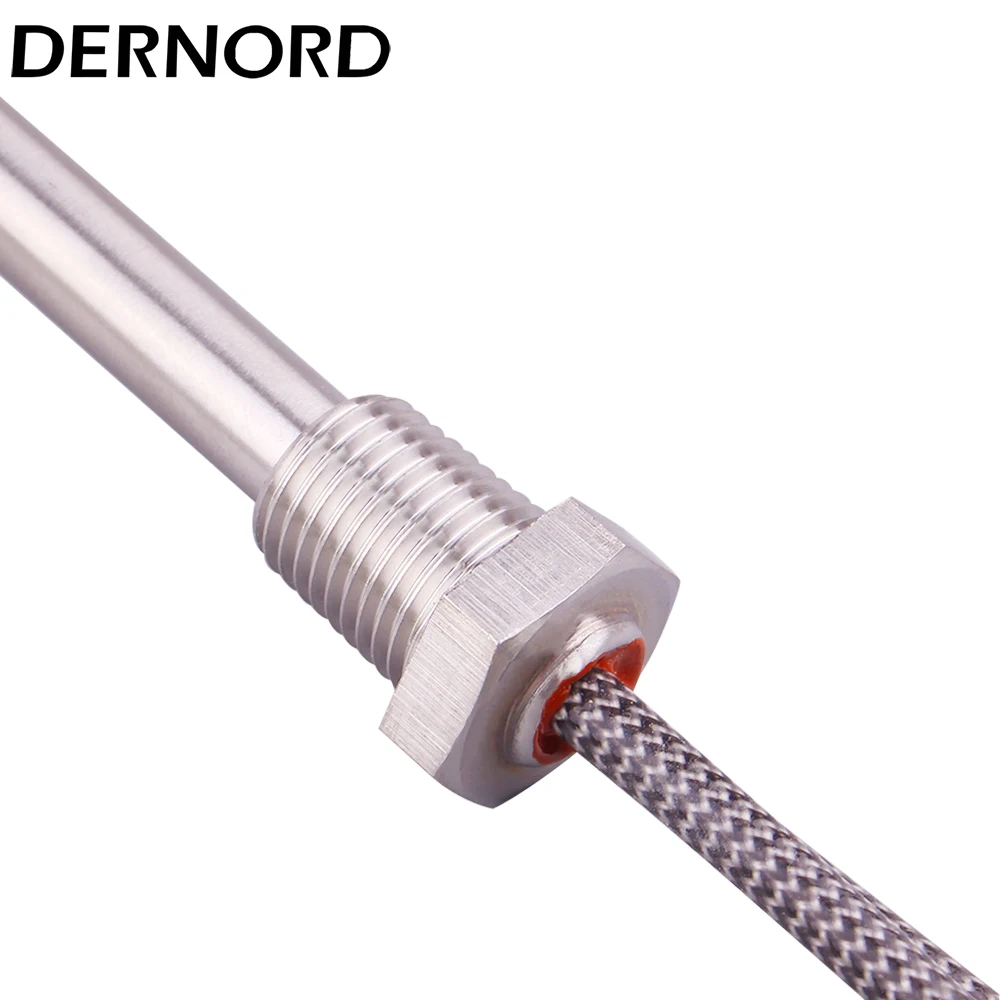 DN8 Immerison Cartridge Heater 220V 400w 500w 200w 300w 600w 12.8mm Thread Preheater Engine Electric Heating Element 6 mm Diamet