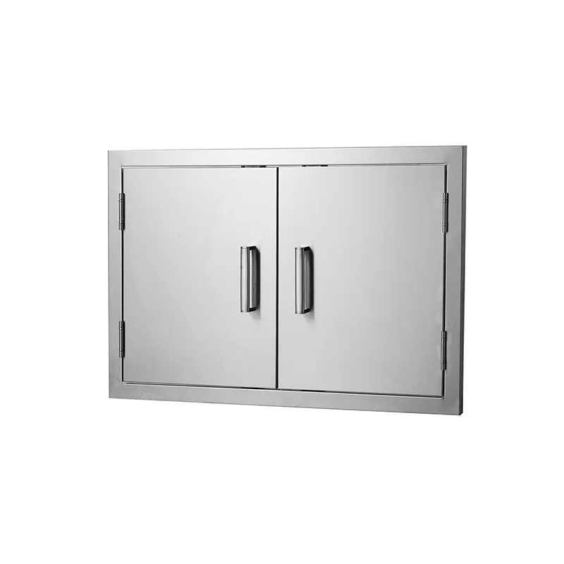 Outdoor Kitchen Cabinet Accessories Stainless Steel Kitchen Cabinets Furniture Door Double Doors