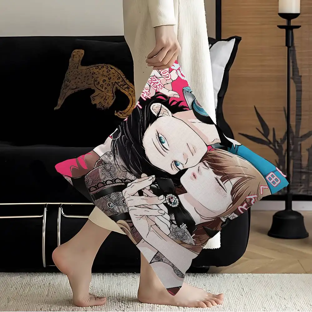 أنيمي قصة حبتي مع يامادا كون في Lv999 وسادة غطاء الوسادة المخدة غرفة المعيشة أريكة ديكور المنزل حسب الطلب