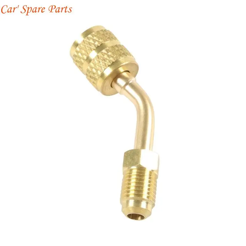 Y4UA HVAC Refrigerants Charging Valves Set, 45 Degree Angled 1/4