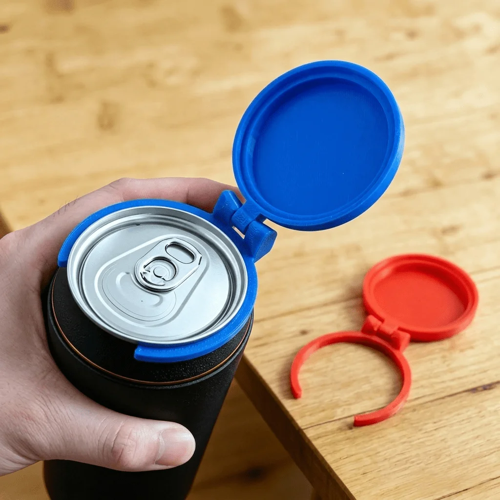 Reusable Flip Soda Can Cover, Dust & Spill Resistant Beverage Can Lid for Outdoor Cycling, Keep Soda Fresh, Non-Sealed, Not Food