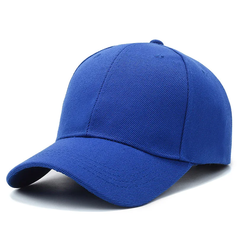 Unisex Cap Casual Plain Baseball Cap Adjustable Snapback Hats For Women Men Hip Hop Cap Street Dad Hat Simple Style Solid Color