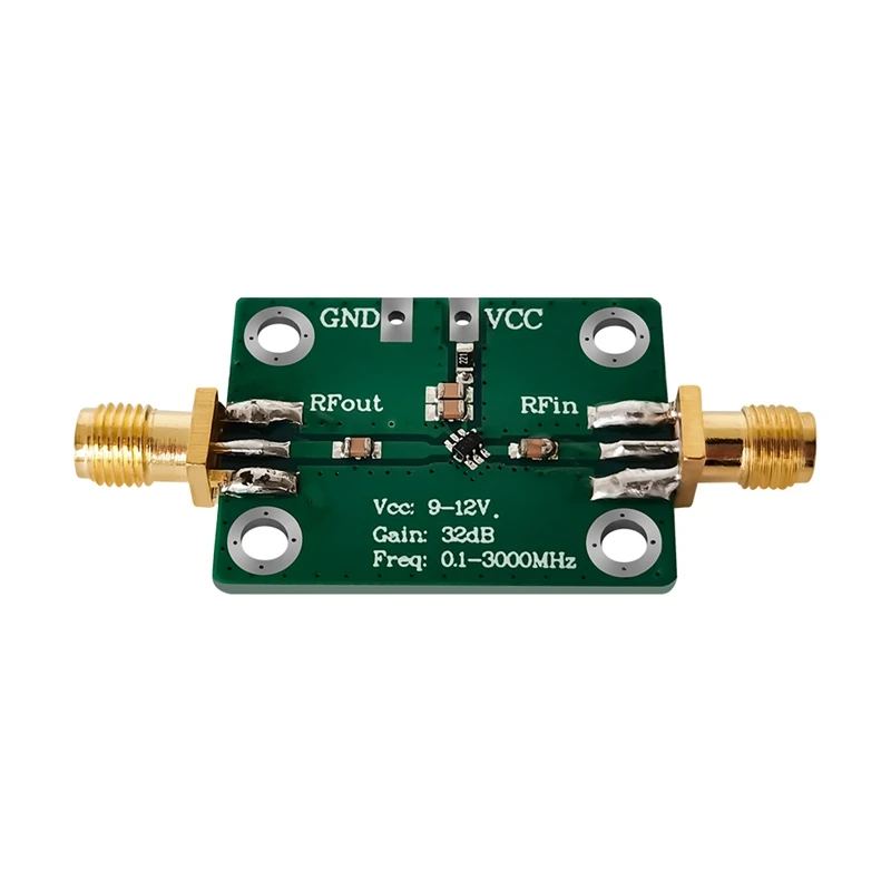 1 PCS RF Wideband Amplifier Low Noise Amplifier LNA 0.1-2000Mhz PCB Gain 32DB Versatile Convenience Practical Portable Module