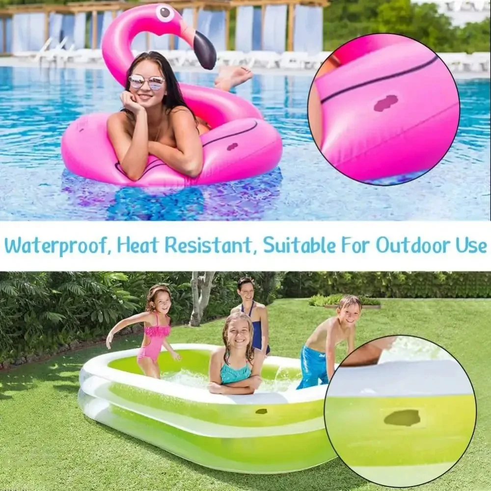 TT 1-Roll-Reparaturflicken-Set, TPU-Klebeband, Reparaturflicken für Zelt, Luftmatratze, Regenmantel, aufblasbares Spielzeug, Schwimmbecken, Schwimmer – Detail 3