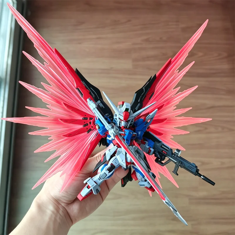 MGSD Destiny Fighter Mech Bausatz-Modell Actionfigur mit Burst-Wing-Effekt-Teilen PC-Desktop-Dekoration Sammlerstück Spielzeug – Detail 3