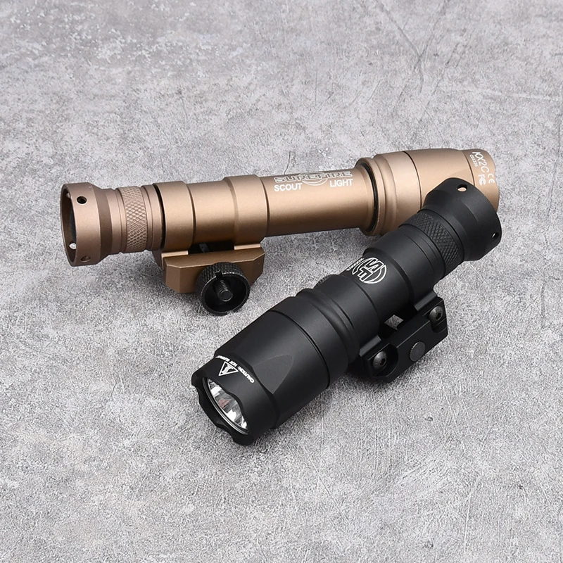 WADSN Airsoft Surefir M300C M300 Mini Scout Light M600C Weapon Light Rifle AR15 HK416 M4 Hunting LED Flashlight Lanterna torch