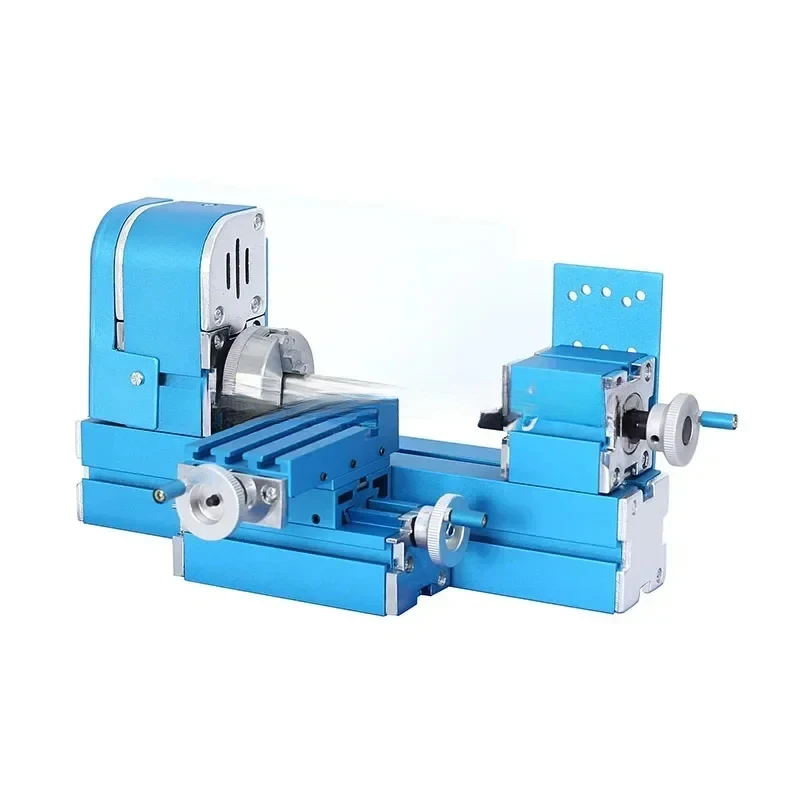 W10003 20000Rpm Woodworking Machinery Processing Teaching Model, DIY Metal Universal Machine Mini Lathe